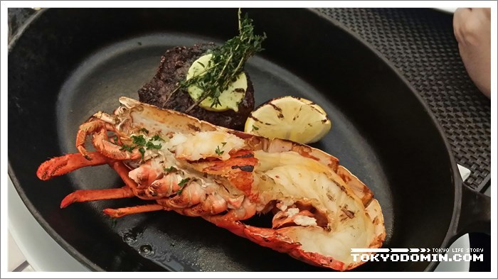 BLT STEAK HOUSE(BLT 스테이크 하우스)롯본기점에서 안심스테이크와 랍스터를 런치코스!