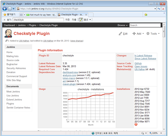 checkStyle plugin download